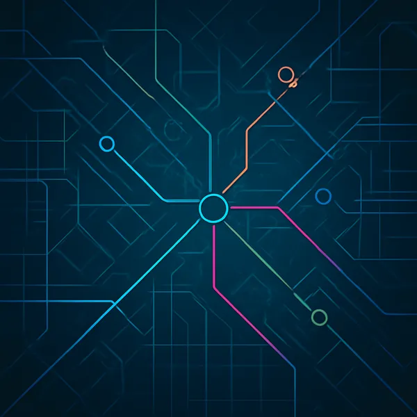 Cyber Attack Cover - Abstract Map